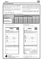 Preview for 2 page of Sime 8114210 Installation And Maintenance Manual