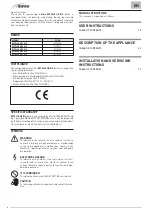 Preview for 64 page of Sime 8115300 User, Installation And Servicing Instructions