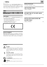 Предварительный просмотр 68 страницы Sime 8115350 User, Installation And Servicing Instructions