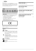 Предварительный просмотр 8 страницы Sime 8116902 User, Installation And Servicing Instructions