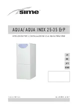 Предварительный просмотр 1 страницы Sime AQUA 25 ErP Installer'S Instructions