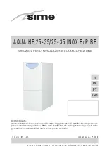 Sime AQUA HE 25 ErP BE Installer'S Instructions preview