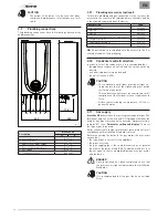 Preview for 64 page of Sime BRAVA One HE 25 Installation And Maintenance Manual