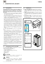 Preview for 5 page of Sime Brava One HE 40 ErP Installation And Maintenance Manual