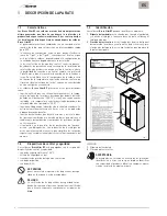 Preview for 4 page of Sime Brava Slim 25 BF Installation And Maintenance Manual