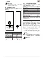 Preview for 12 page of Sime Brava Slim BF Installation And Maintenance Manual