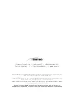 Preview for 132 page of Sime Brava Slim BF Installation And Maintenance Manual