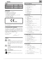 Preview for 2 page of Sime Brava Slim HE 25 Installation And Maintenance Manual