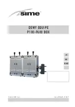 Preview for 1 page of Sime Dewy Equipe P100 Box Manual