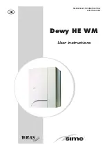 Sime Dewy HE WM User Instructions preview