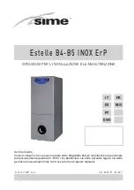 Sime Estelle B4 INOX ErP Manual preview