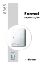 Preview for 1 page of Sime Format 25 Installer'S Instructions