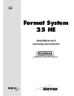 Sime Format System 25 HE Installation And Servicing Instructions preview