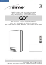 Sime GO 18 BF G20 User, Installation And Servicing Instructions preview