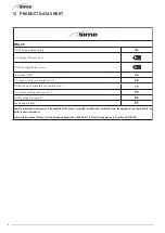 Предварительный просмотр 70 страницы Sime MIA-30 User, Installation And Servicing Instructions