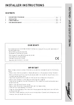 Preview for 63 page of Sime Murelle 25/55 OF ErP Installer'S Instructions