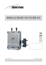 Sime MURELLE EQUIPE 100 BOX ErP Manual предпросмотр