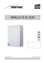 Предварительный просмотр 1 страницы Sime MURELLE EV 25/55 BF Manual