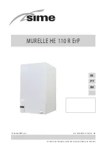 Предварительный просмотр 1 страницы Sime MURELLE HE 110 R ErP Original Instructions Manual