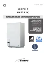 Sime MURELLE HR 50 R Installation And Servicing Instructions предпросмотр