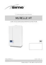 Preview for 1 page of Sime MURELLE HT 25 GPL User, Installation And Servicing Instructions