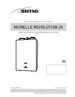 Предварительный просмотр 1 страницы Sime MURELLE REVOLUTION 25 User, Installation And Servicing Instructions