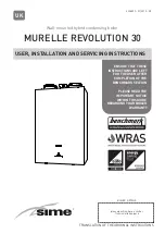 Sime MURELLE REVOLUTION 30 User, Installation And Servicing Instructions предпросмотр