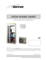 Sime Open Hybrid SMART 25-10 Installation And Maintenance Manual preview