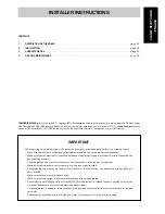 Preview for 1 page of Sime PLANET DEWY 30 BFR Installation Manual