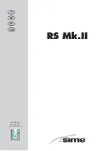 Sime RS 129 Mk.II Installer'S Instructions предпросмотр