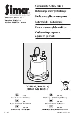 Предварительный просмотр 1 страницы Simer 2533SH Series Use And Maintenance Manual