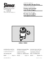 Preview for 1 page of Simer 2962 Owner'S Manual