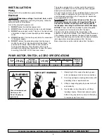 Preview for 2 page of Simer 3985C Installation, Operation & Parts