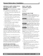 Preview for 3 page of Simer Ace-In-The-Hole A5000 Owner'S Manual