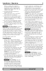 Preview for 3 page of Simer SIMER 3884 Owner'S Manual