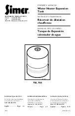 Simer TE2 Owner'S Manual preview