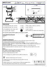 Предварительный просмотр 1 страницы SIMES MEGAPLANO Quick Manual