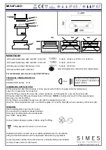 Предварительный просмотр 2 страницы SIMES MEGAPLANO Quick Manual