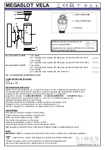 Предварительный просмотр 4 страницы SIMES SLOT VELA S.2836 Installation