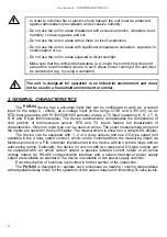 Preview for 4 page of Simex PUR-94 User Manual