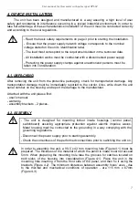 Предварительный просмотр 7 страницы Simex SIMPACT SPI-94 User Manual