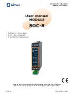 Предварительный просмотр 1 страницы Simex SOC-8 User Manual