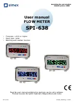 Simex SPI-638 User Manual preview