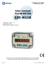 Preview for 1 page of Simex SPI-N118 User Manual