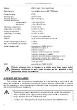 Preview for 6 page of Simex SPP-N118 User Manual