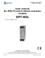 Simex SPT-86L User Manual предпросмотр