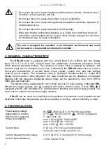 Preview for 4 page of Simex SRL-49 User Manual