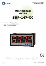 Simex SRP-147-XC User Manual preview