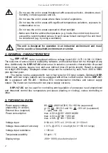 Preview for 4 page of Simex SRP-147-XC User Manual