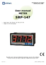 Simex SRP-147 User Manual предпросмотр